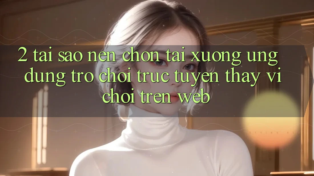 2. Tại Sao Nên Chọn Tải xuống Ứng Dụng Trò chơi trực tuyến Thay Vì Chơi Trên Web?
