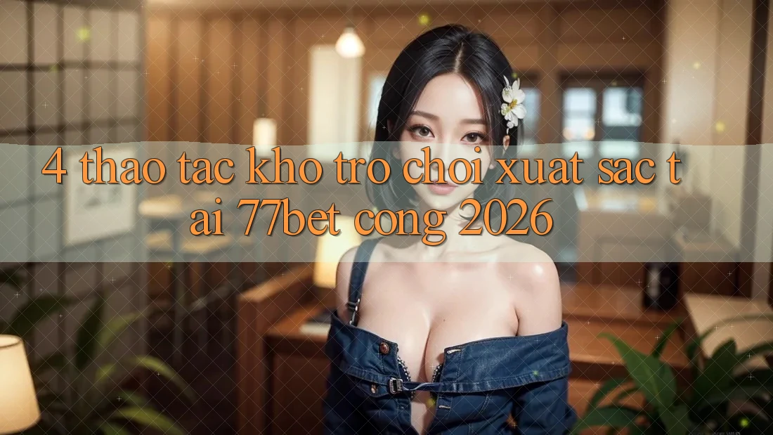 4. Thao tác Kho Trò chơi Xuất sắc Tại 77bet - Cổng 2026 4. Thao tác Kho Trò chơi Xuất sắc Tại 77bet - Cổng 2026