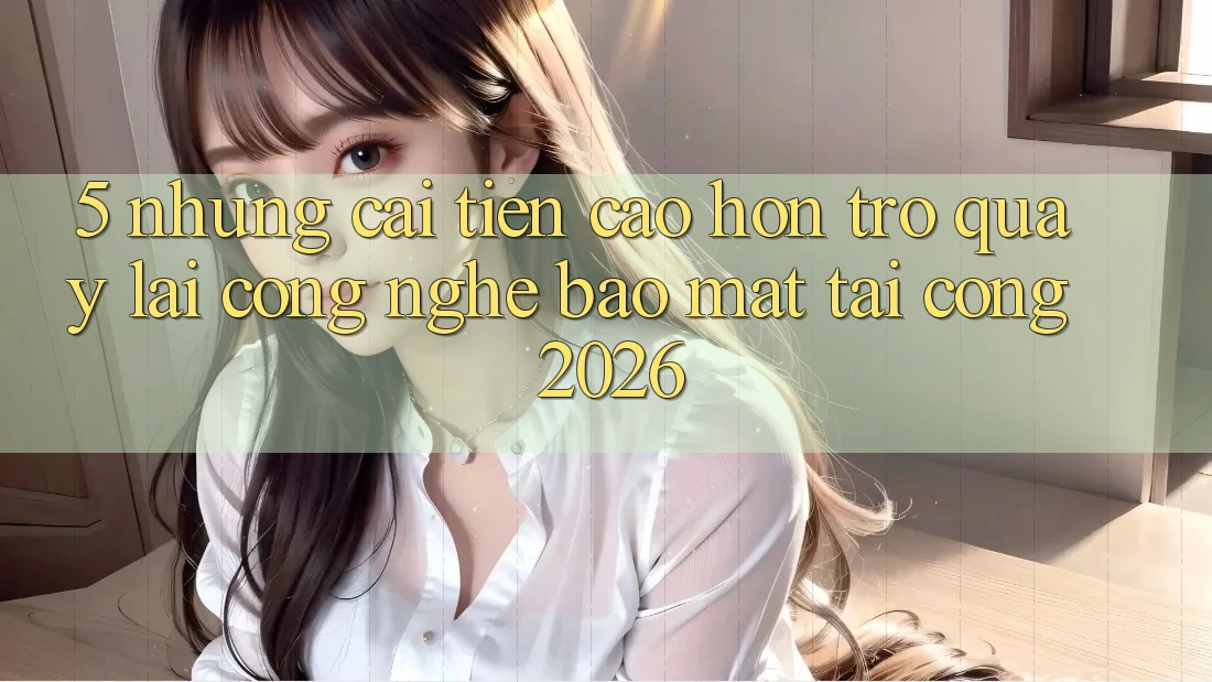 5. Những Cải Tiến Cao hơn Trở quay lại Công Nghệ Bảo Mật Tại Cổng 2026