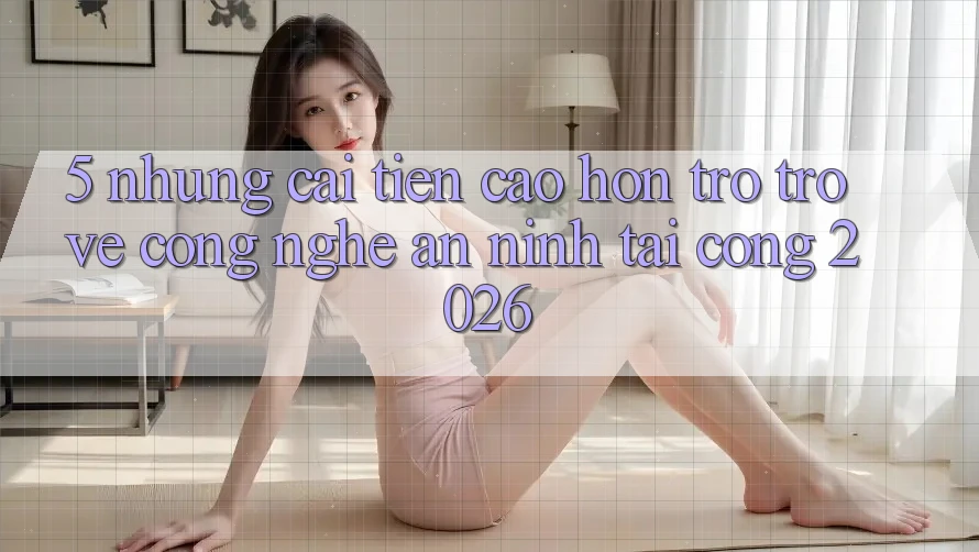5. Những Cải Tiến Cao hơn Trở trở về Công Nghệ An ninh Tại Cổng 2026