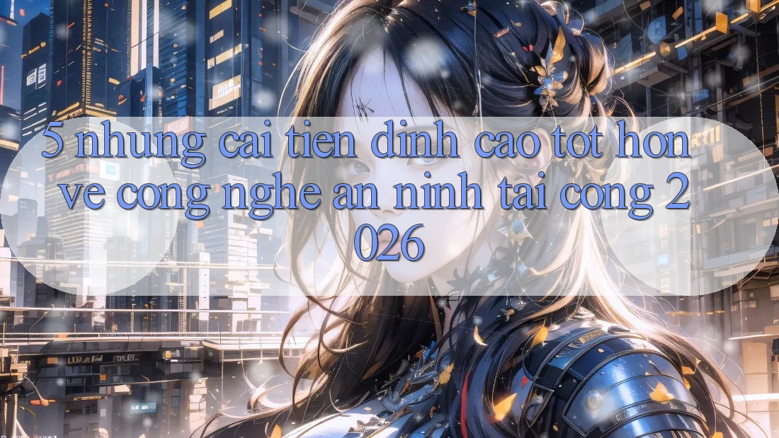 5. Những Cải Tiến Đỉnh cao tốt hơn Về Công Nghệ An ninh Tại Cổng 2026