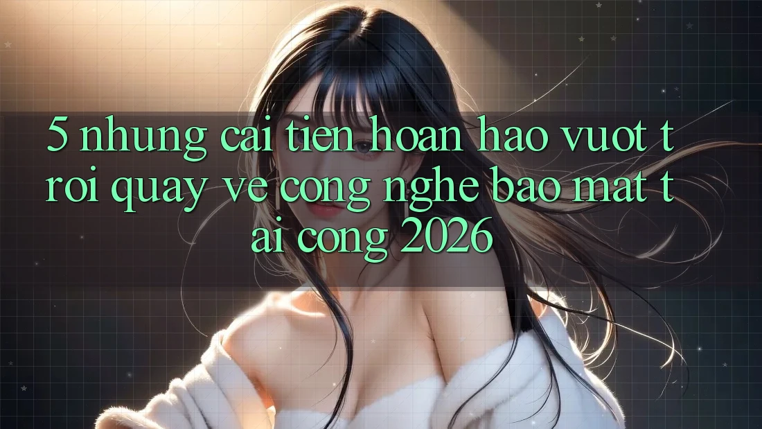 5. Những Cải Tiến Hoàn hảo vượt trội Quay về Công Nghệ Bảo Mật Tại Cổng 2026 5. Những Cải Tiến Hoàn hảo vượt trội Quay về Công Nghệ Bảo Mật Tại Cổng 2026