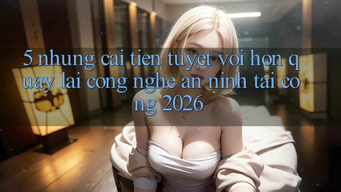 5. Những Cải Tiến Tuyệt vời hơn Quay lại Công Nghệ An ninh Tại Cổng 2026 5. Những Cải Tiến Tuyệt vời hơn Quay lại Công Nghệ An ninh Tại Cổng 2026
