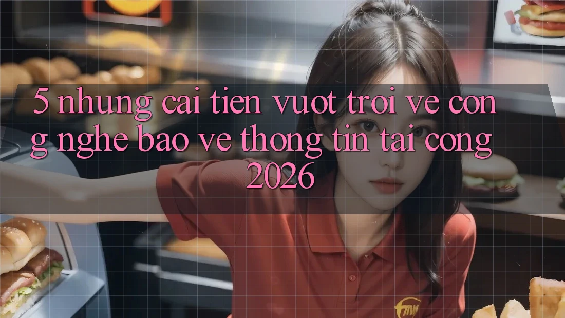 5. Những Cải Tiến Vượt Trội Về Công Nghệ Bảo vệ thông tin Tại Cổng 2026