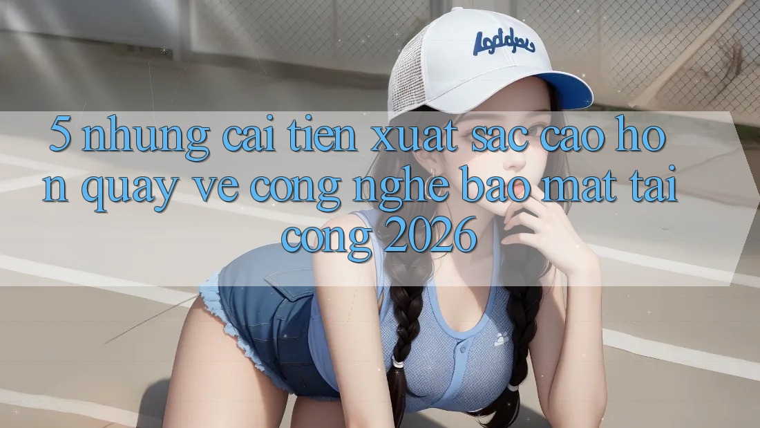 5. Những Cải Tiến Xuất sắc cao hơn Quay về Công Nghệ Bảo Mật Tại Cổng 2026 5. Những Cải Tiến Xuất sắc cao hơn Quay về Công Nghệ Bảo Mật Tại Cổng 2026