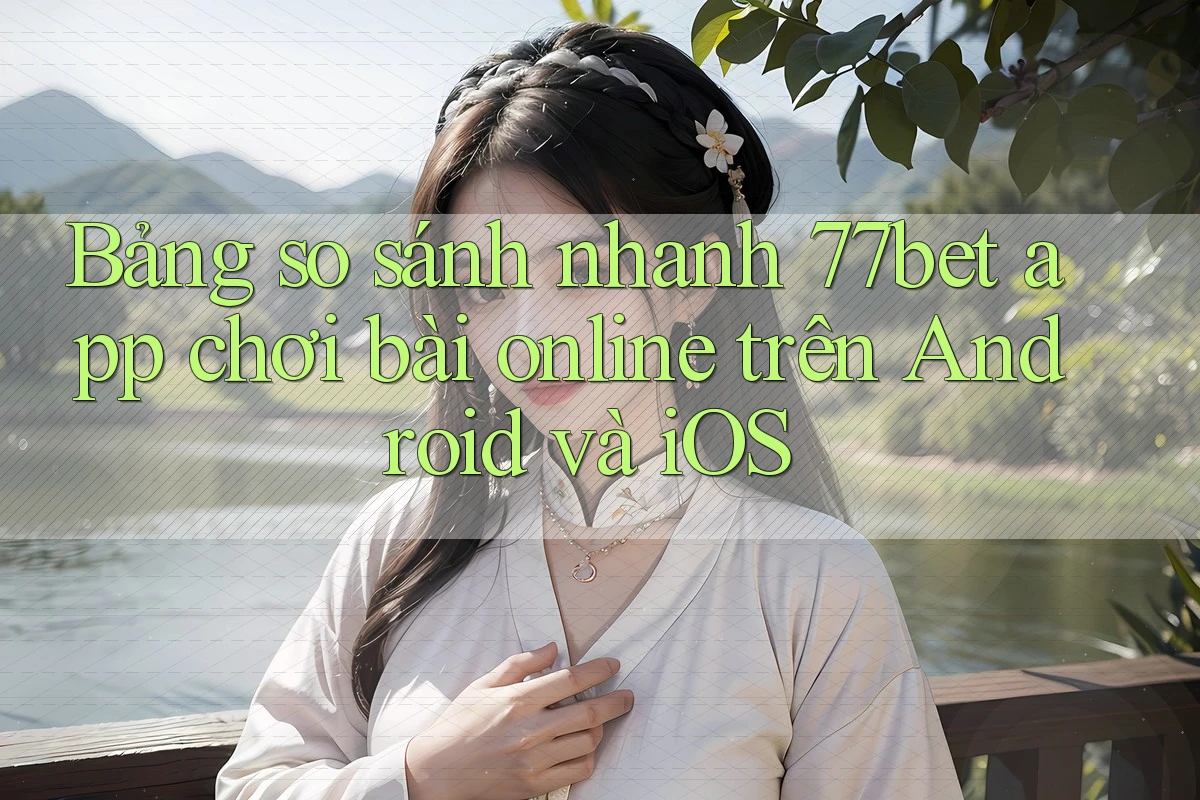 Bảng so sánh nhanh 77bet app chơi bài online trên Android và iOS