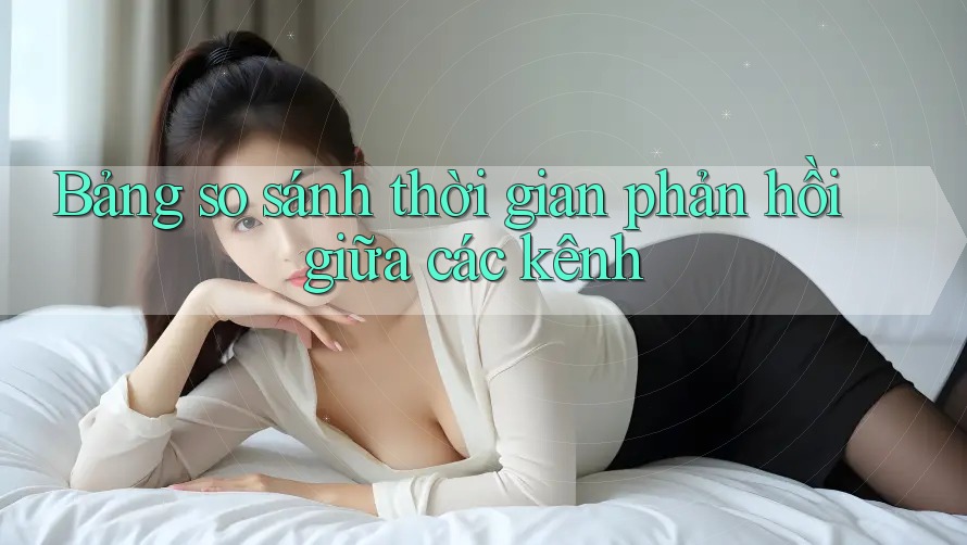 Bảng so sánh thời gian phản hồi giữa các kênh Bảng so sánh thời gian phản hồi giữa các kênh