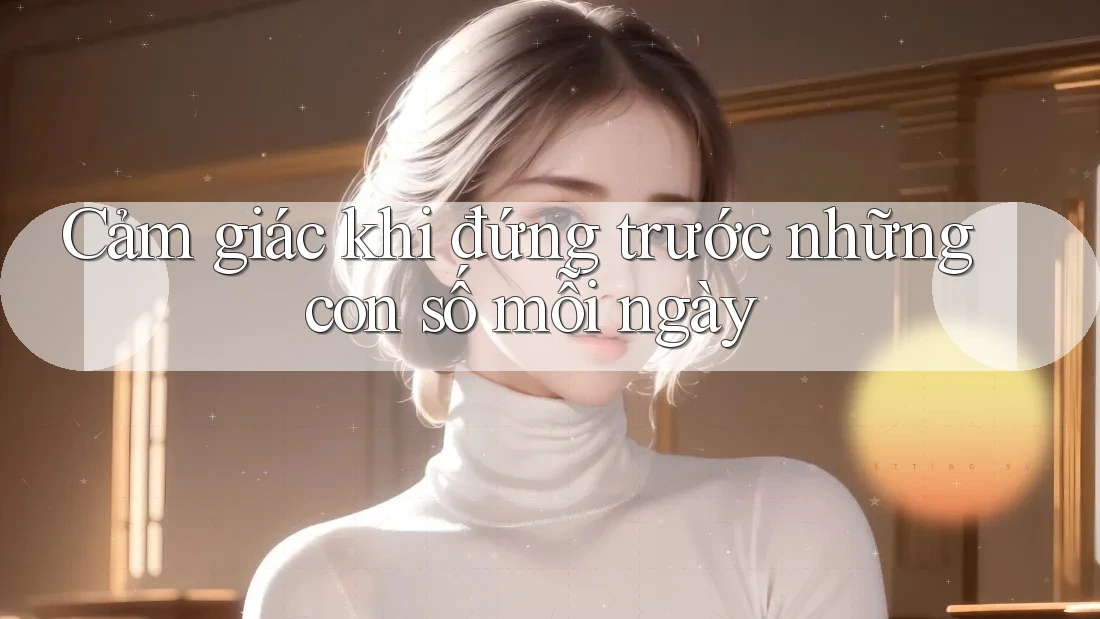 Cảm giác khi đứng trước những con số mỗi ngày