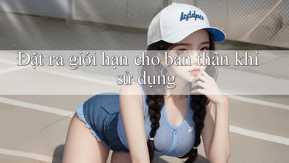 Đặt ra giới hạn cho bản thân khi sử dụng
