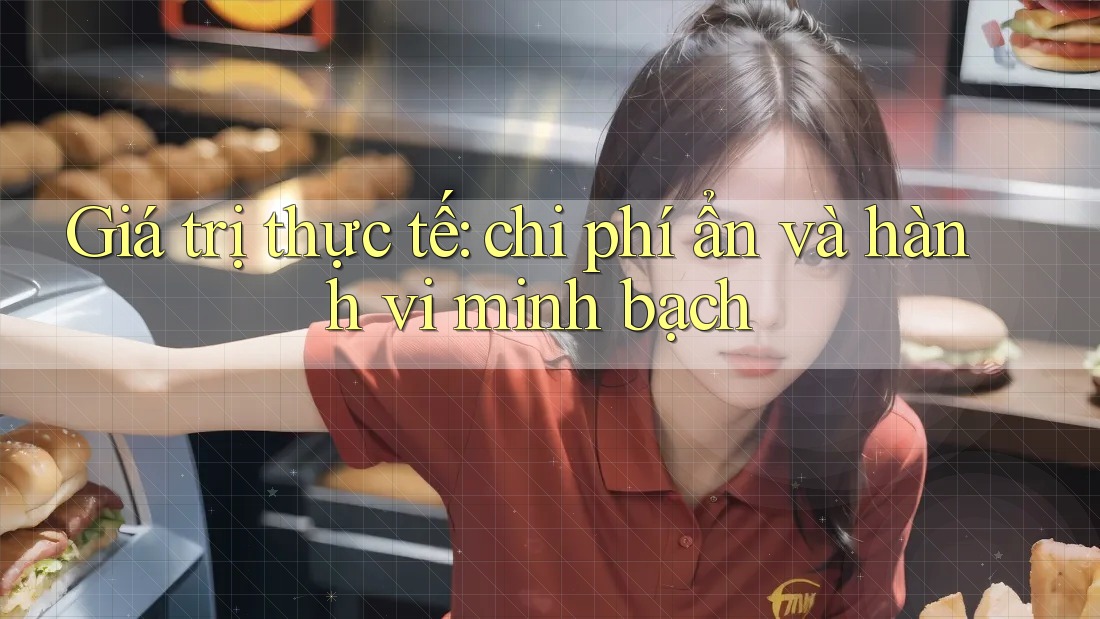 Giá trị thực tế: chi phí ẩn và hành vi minh bạch
