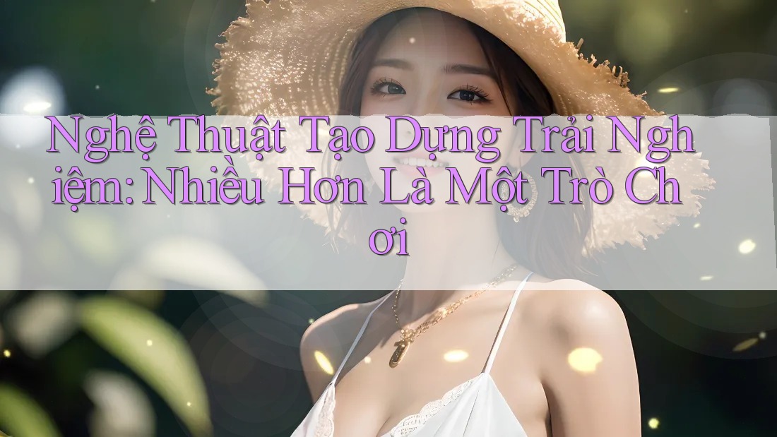 Nghệ Thuật Tạo Dựng Trải Nghiệm: Nhiều Hơn Là Một Trò Chơi