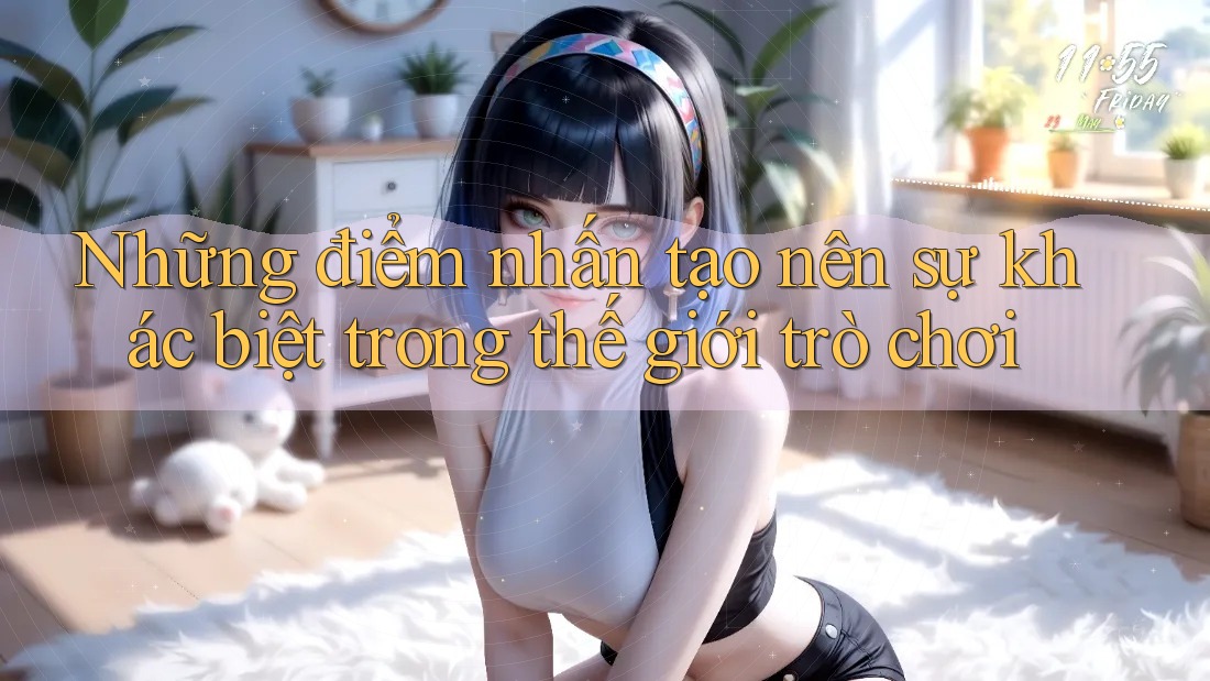 Những điểm nhấn tạo nên sự khác biệt trong thế giới trò chơi Những điểm nhấn tạo nên sự khác biệt trong thế giới trò chơi