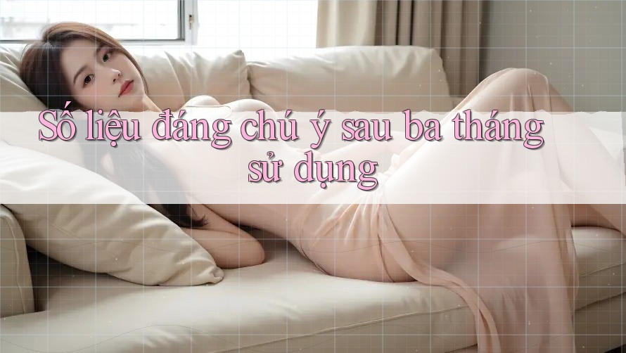 Số liệu đáng chú ý sau ba tháng sử dụng Số liệu đáng chú ý sau ba tháng sử dụng