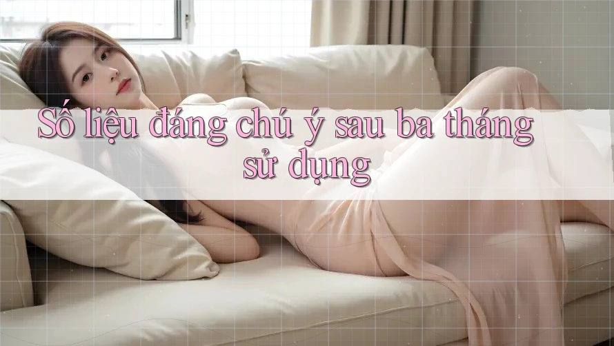Số liệu đáng chú ý sau ba tháng sử dụng Số liệu đáng chú ý sau ba tháng sử dụng