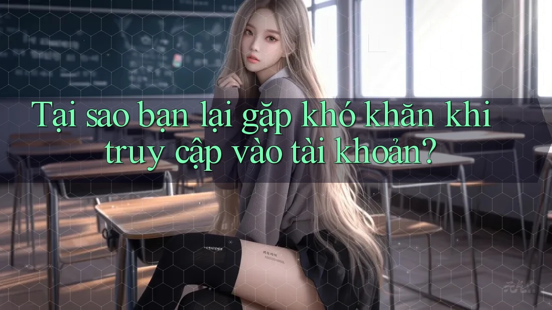 Tại sao bạn lại gặp khó khăn khi truy cập vào tài khoản?