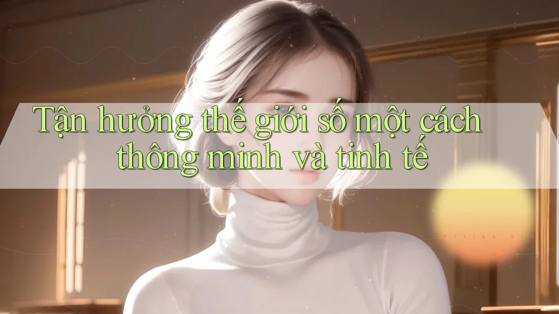 Tận hưởng thế giới số một cách thông minh và tinh tế Tận hưởng thế giới số một cách thông minh và tinh tế